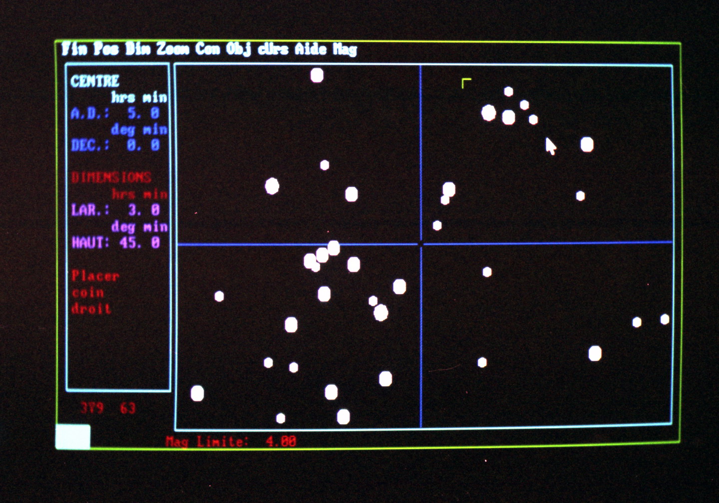 Ciel V1 (Logiciel astronomie)¸en 87!
