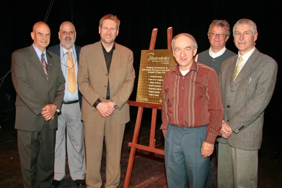 Soirée hommage aux fondateurs de l&rsquo;Observatoire du Cegep de Trois-Rivières à Champlain
