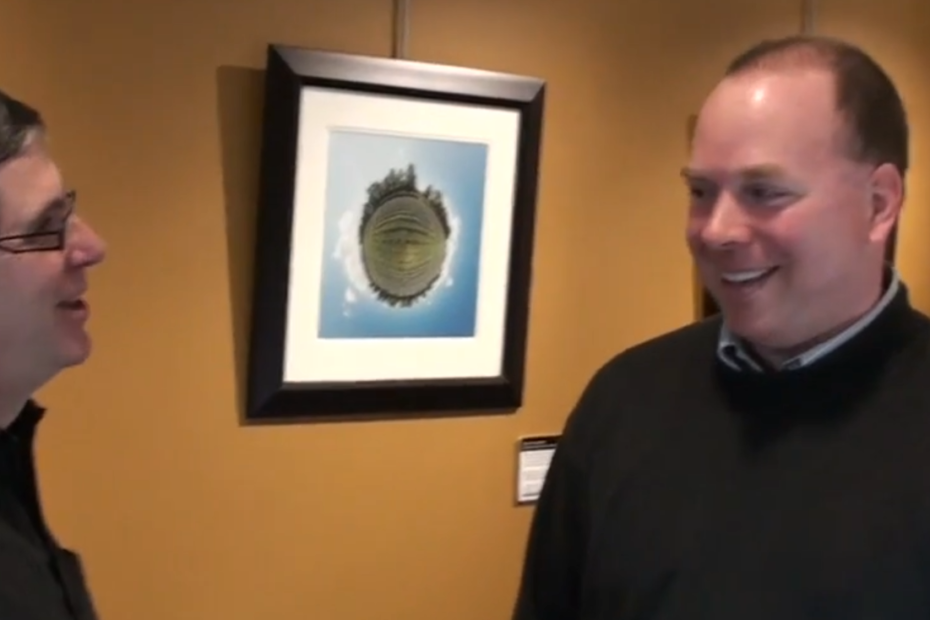 Entrevue de Jean-Pierre Lavoie exposant de petites planètes chez Lozeau