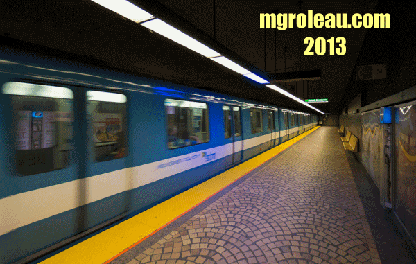 Illusion d&rsquo;optique! Quel est la direction du métro?