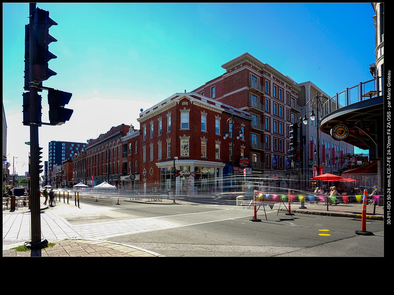 La pose longue en ville et chutes